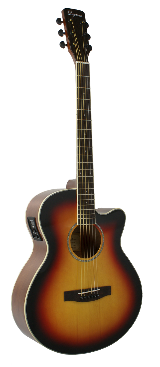 Guitarra Acústica Daytona Mini Jumbo Sombreada